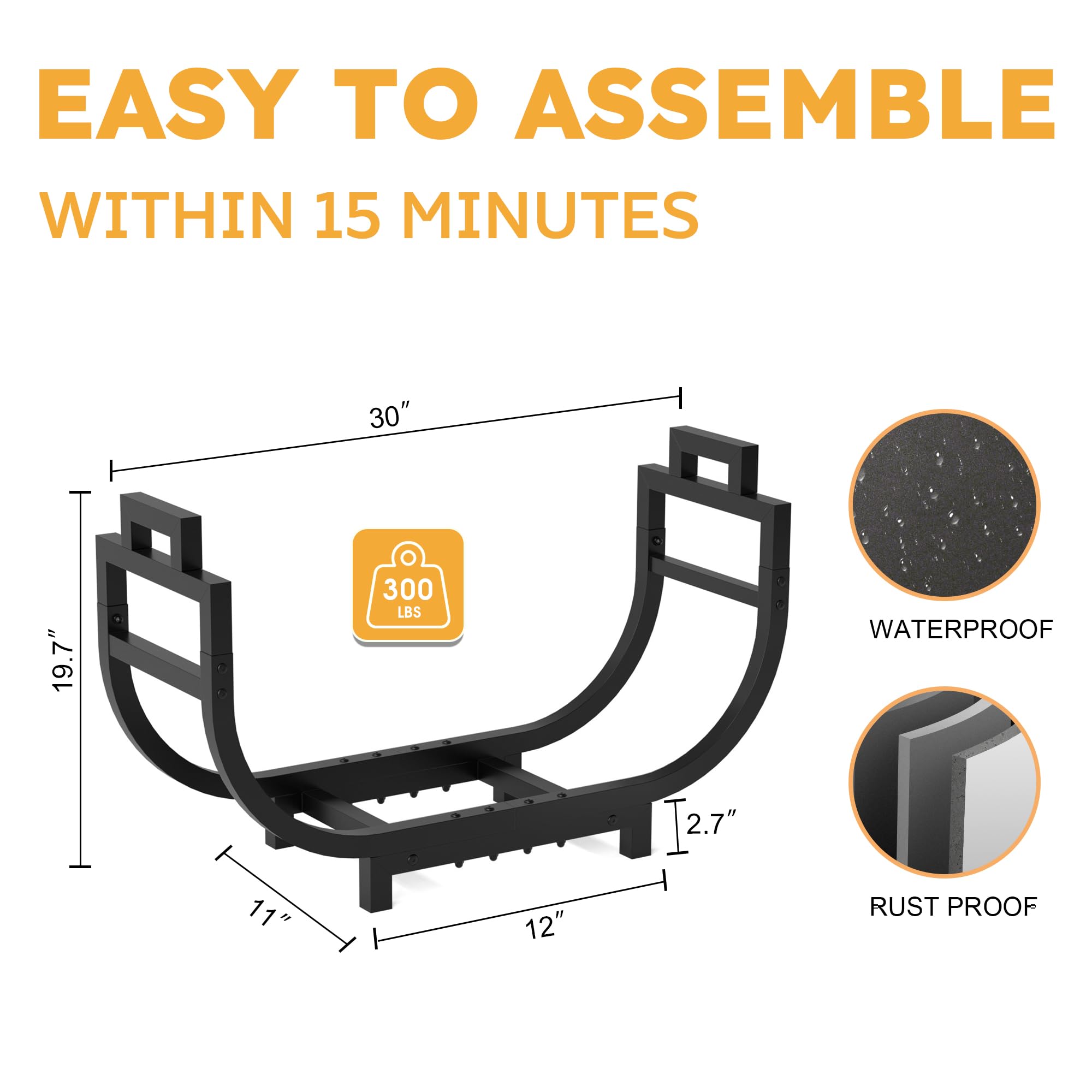 GAVISCITY ergonomic handle detail for easy lifting and safer transport benefit