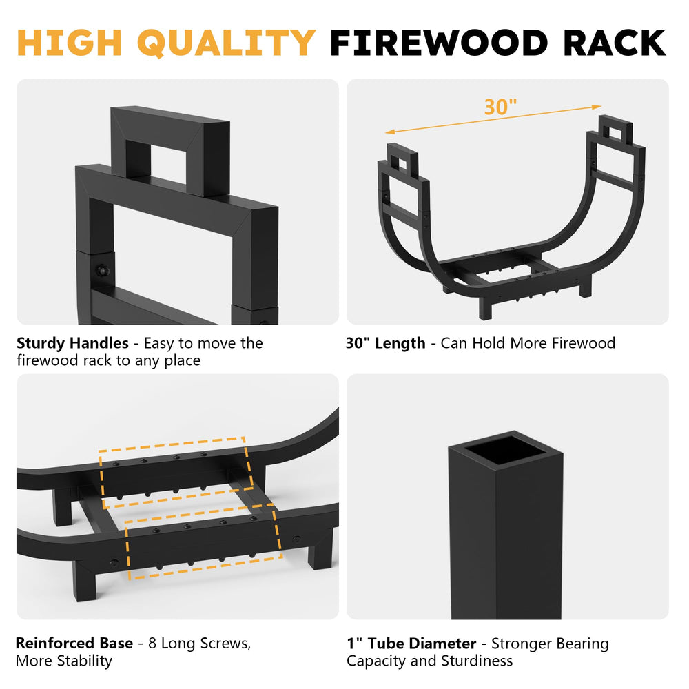 GAVISCITY log carrier bag on rack ready to transfer wood for convenient carrying benefit