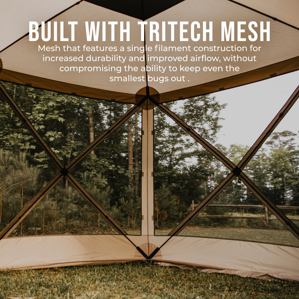 Gazelle Tents All-Terrain Stakes securing gazebo for stability in varied ground