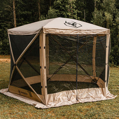 Gazelle Tents roof fabric detail showing waterproof and UV protection