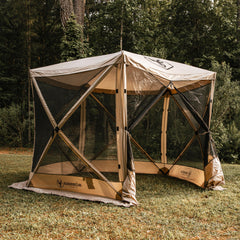 Gazelle Tents TriTech mesh close-up showing breathability and bug protection