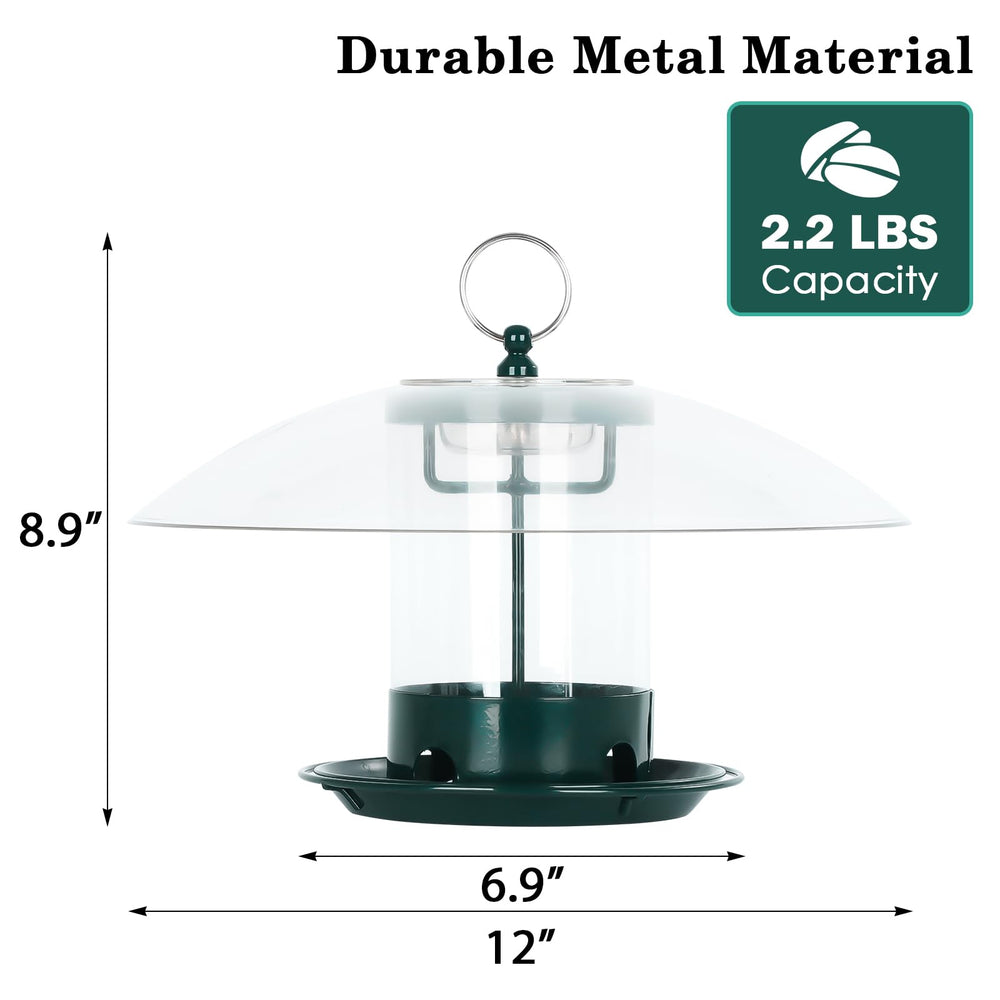 Gbekery clear PC tube with visible seed level for quick refill benefit
