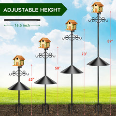 Gbekery five-prong base in ground providing superior stability