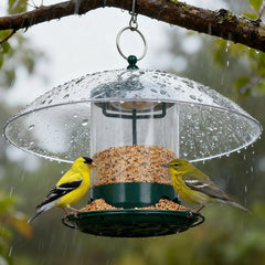 Gbekery front view hanging feeder showing full design and easy installation benefit