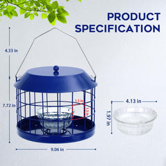 Gbekery clear glass bowl close-up holding mealworms for visible fresh food presentation