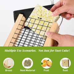 Gbekery wire mesh and movable cover open for easy refilling and quick cleaning