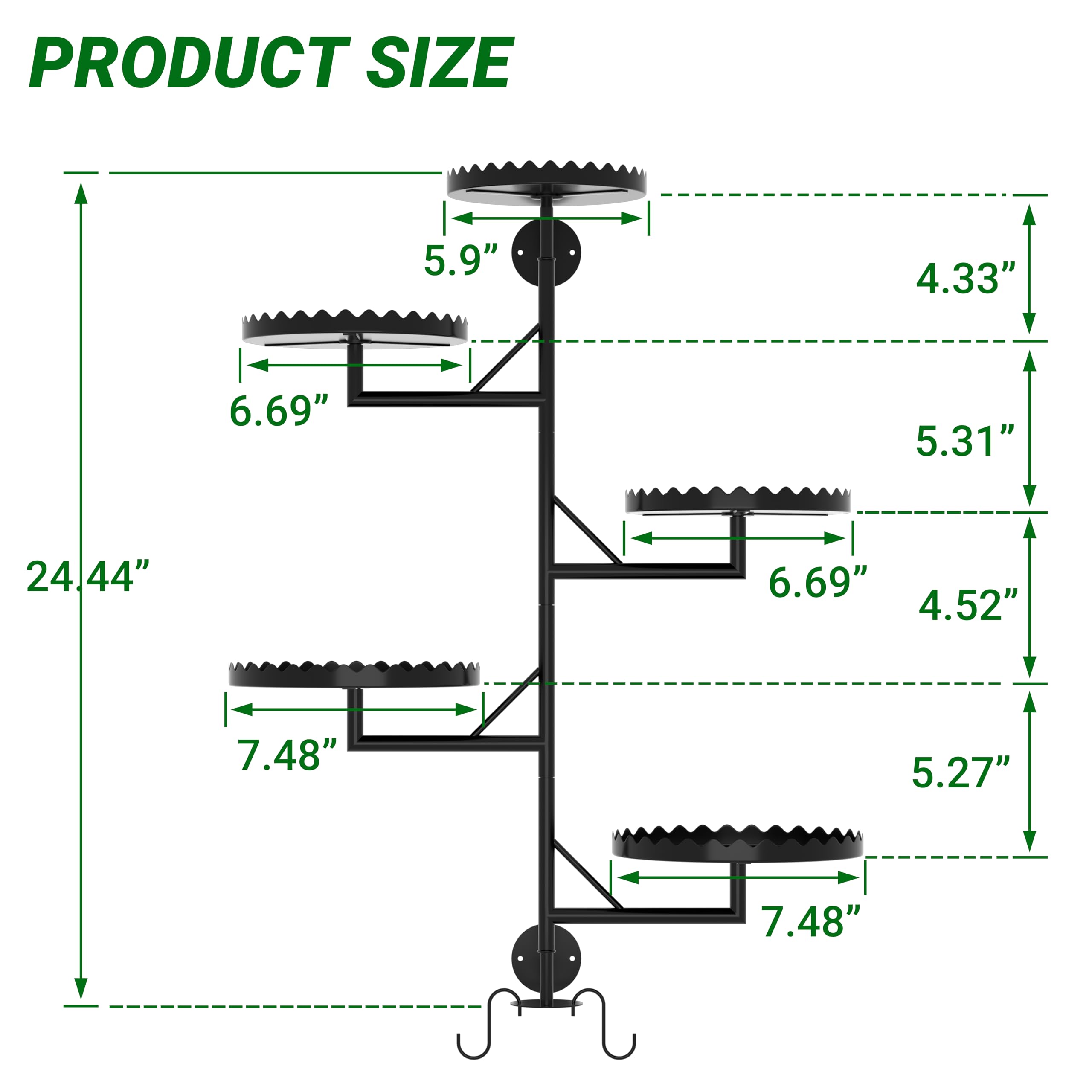 GcdPai size comparison beside common objects showing compact footprint