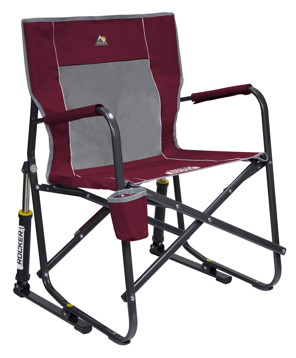 GCI Outdoor Freestyle Rocker mesh closeup showing breathable back for cooler comfort