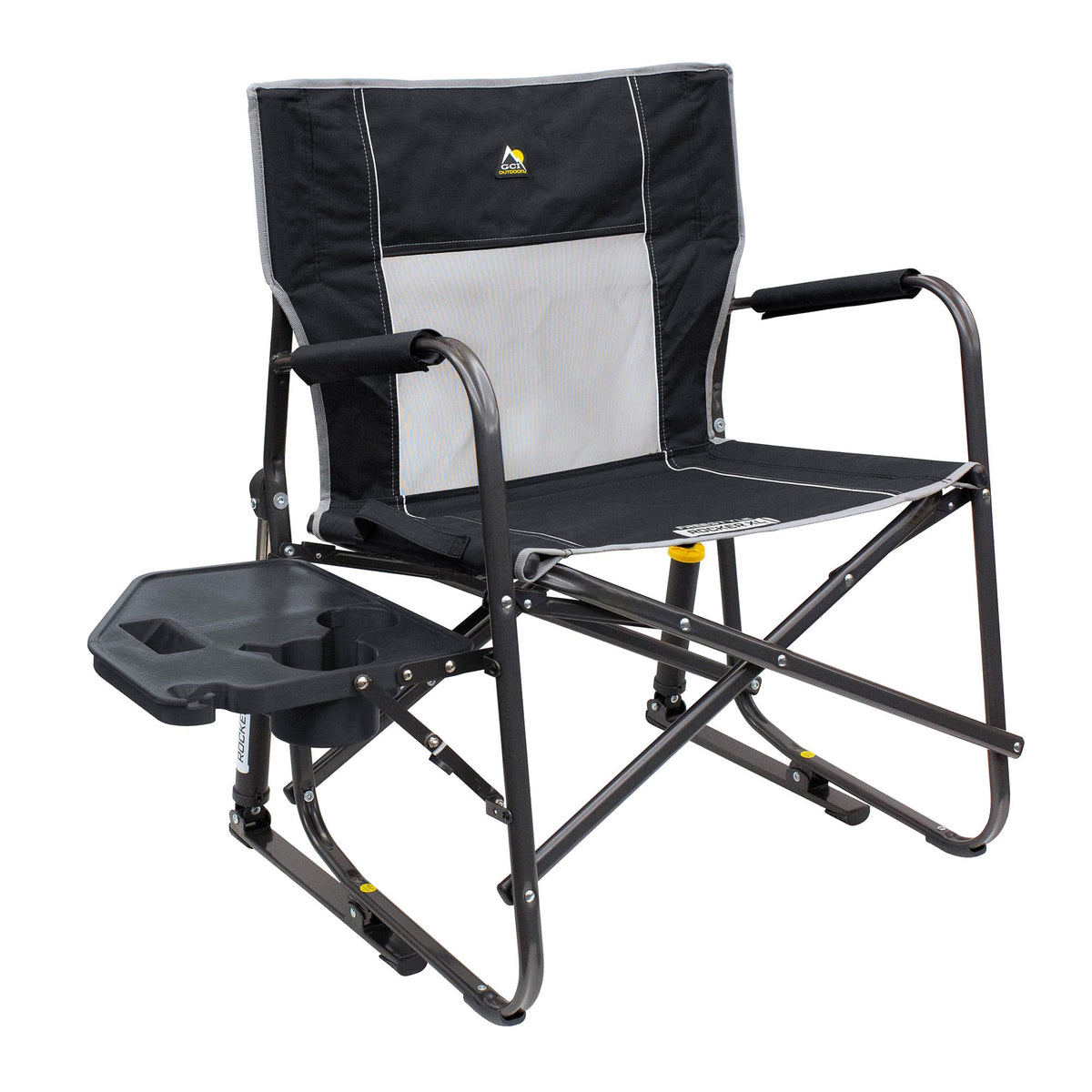 GCI Outdoor Freestyle Rocker XL front view showing solid frame and roomy seat for comfort