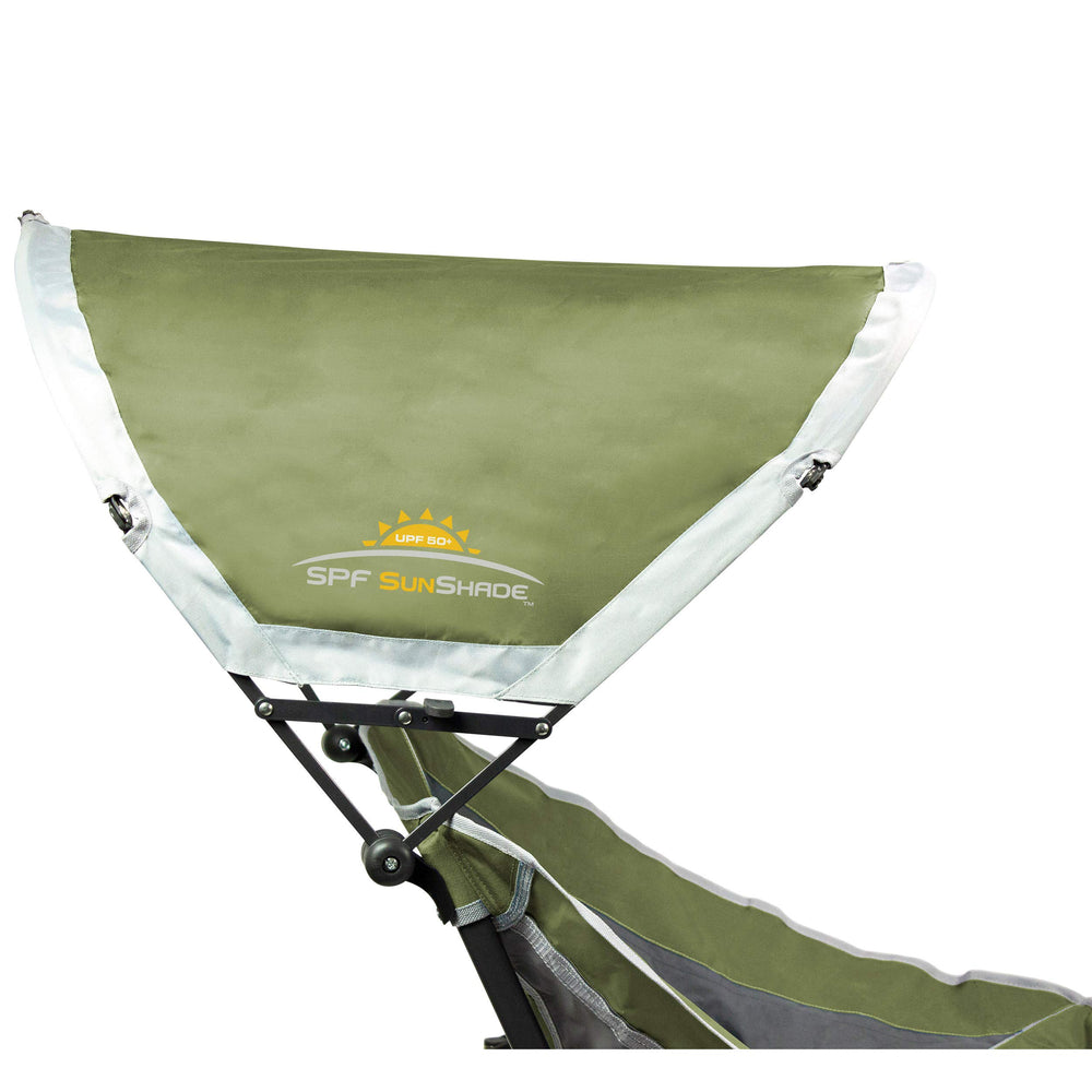 GCI Outdoor Pod Rocker UPF 50 SunShade canopy detail for sun protection