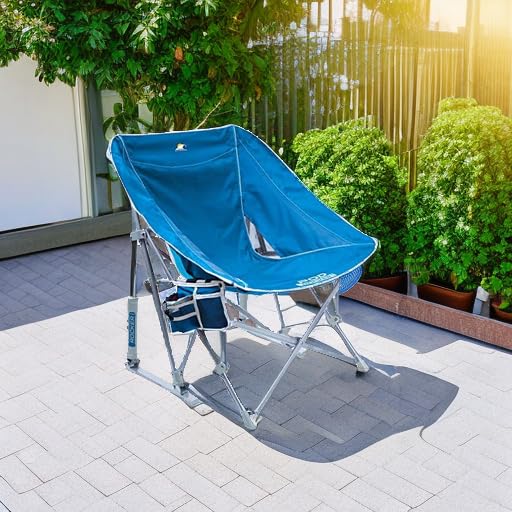 GCI Outdoor Pod Rocker folded inside wide-mouth carry bag for easy transport
