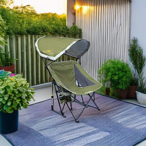 GCI Outdoor Pod Rocker side pocket and beverage holder for hands-free convenience