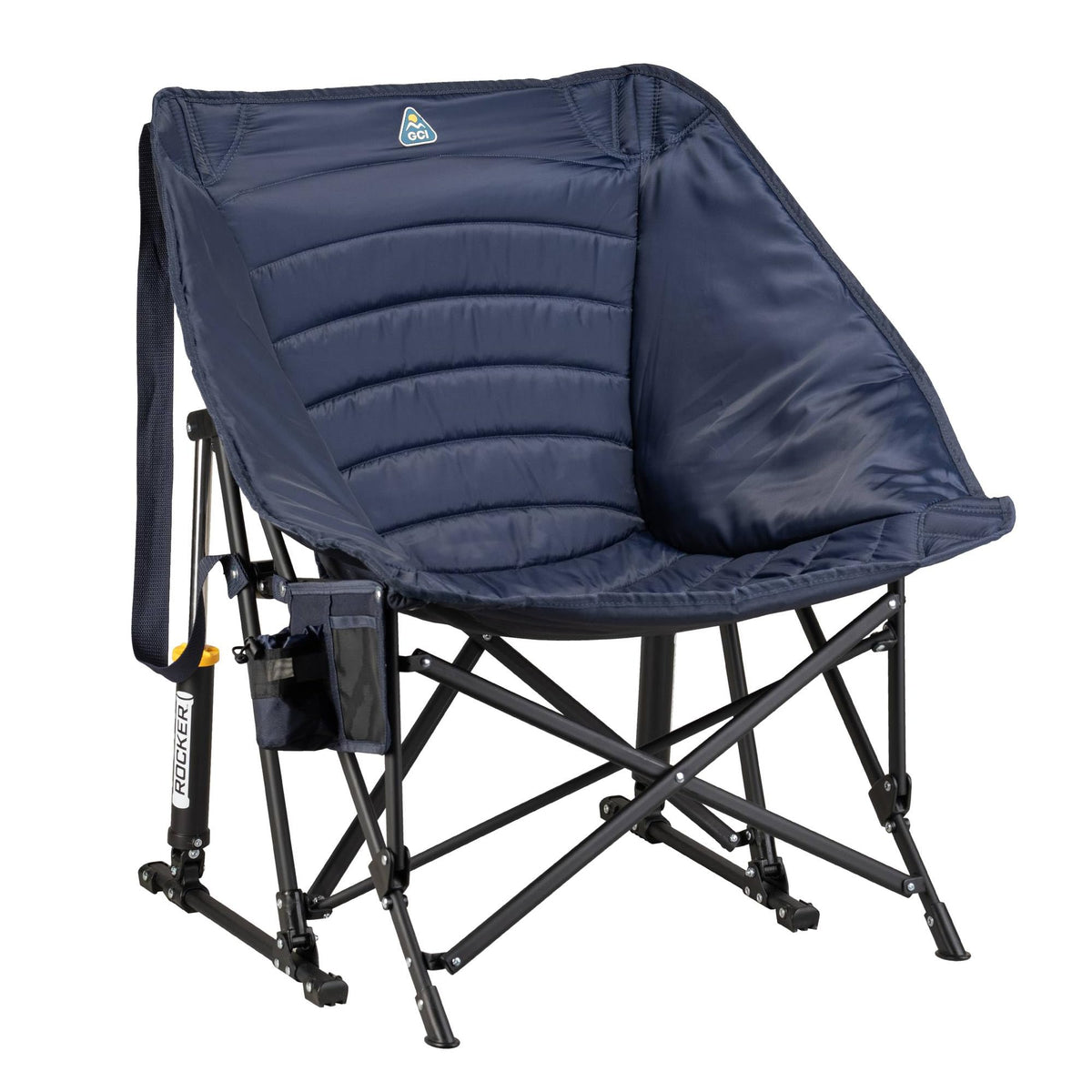 GCI Outdoor Puff Rocker front view showing stable frame and portable design