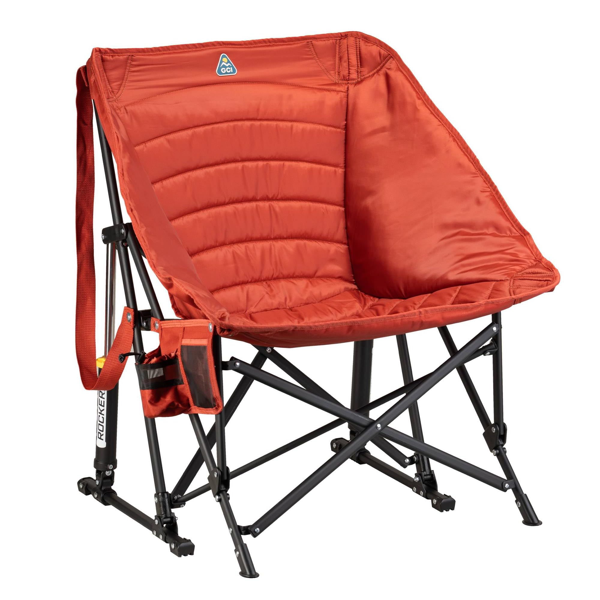 GCI Outdoor Puff Rocker front view showing stable frame and comfortable seat