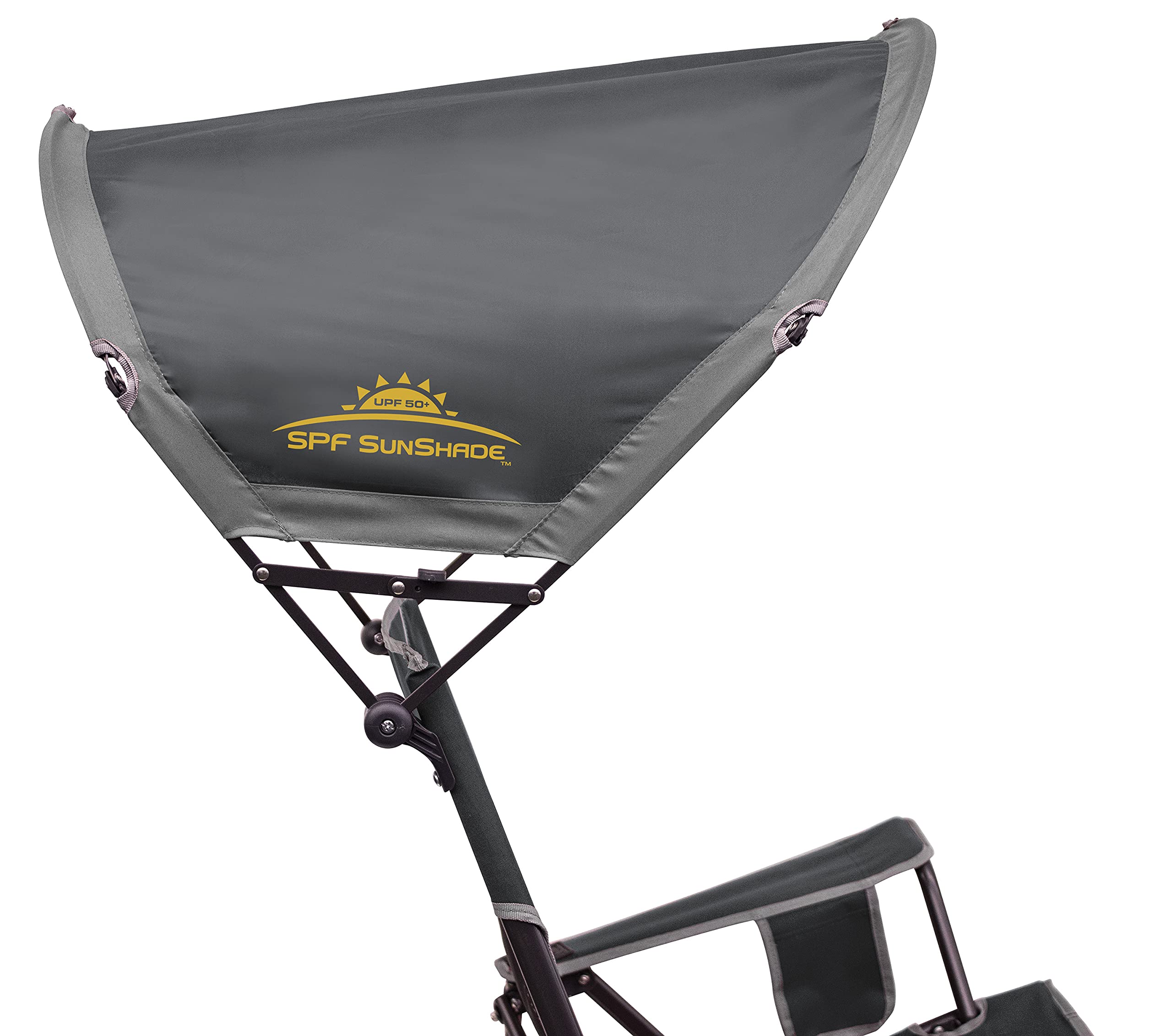 GCI Outdoor detailed shot of spring-action shock for smooth rocking and stability