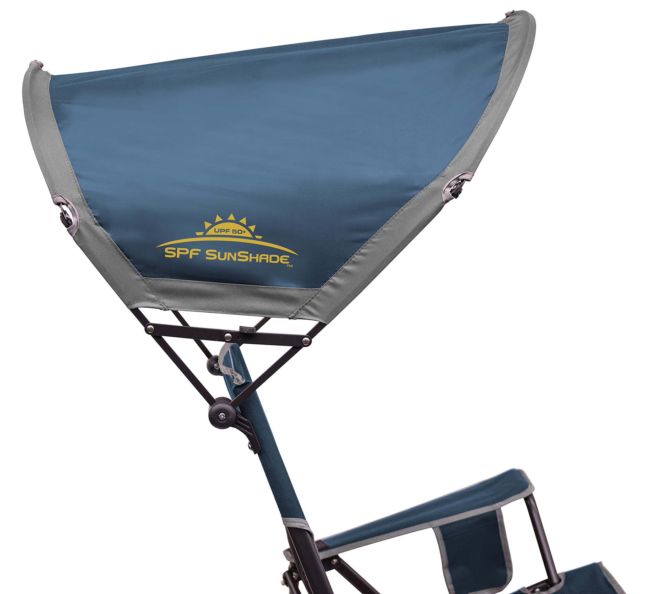 GCI Outdoor frame close-up showing powder-coated steel for durable support