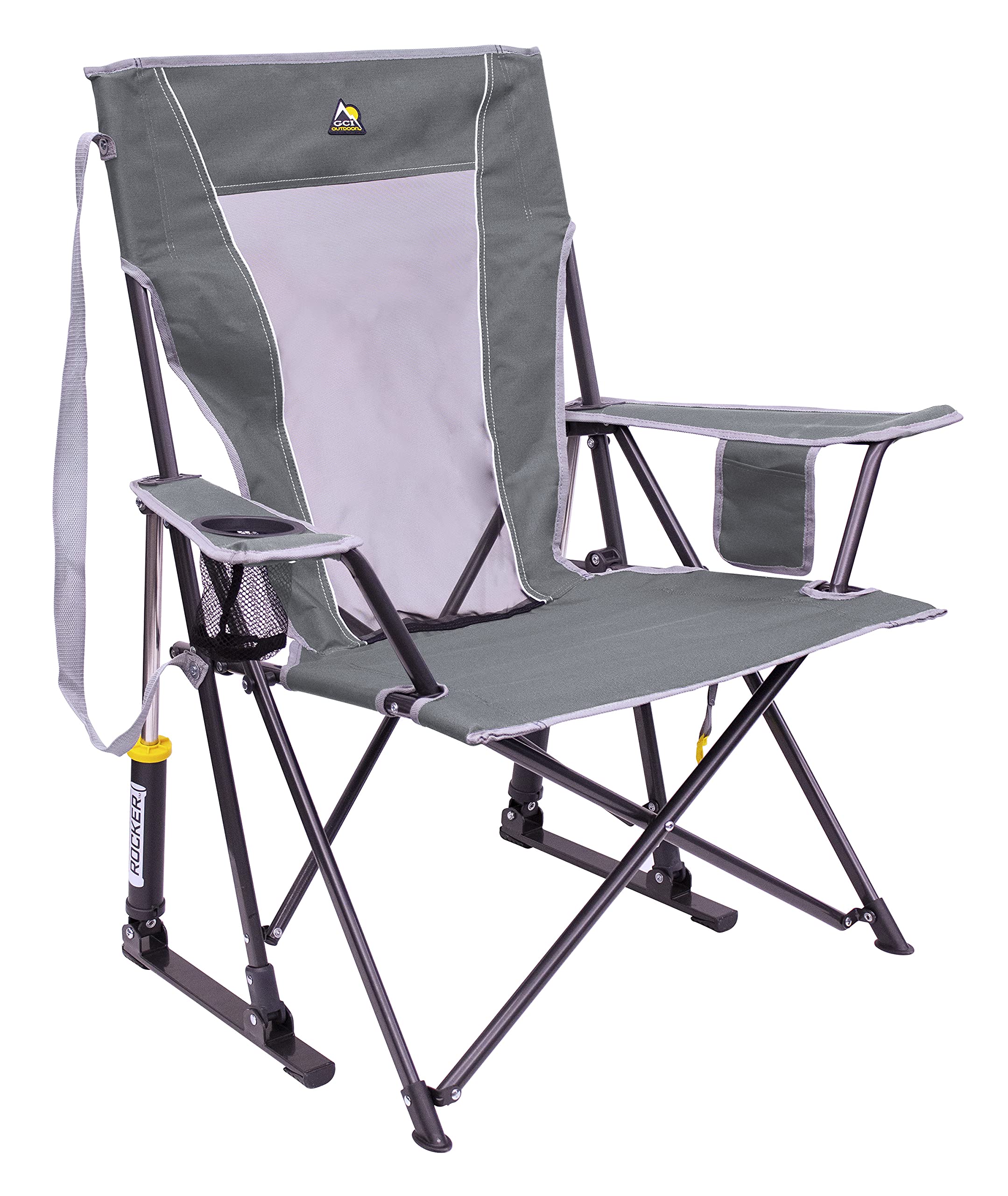 GCI Outdoor on beach in use showing smooth rocking and relaxed outdoor comfort