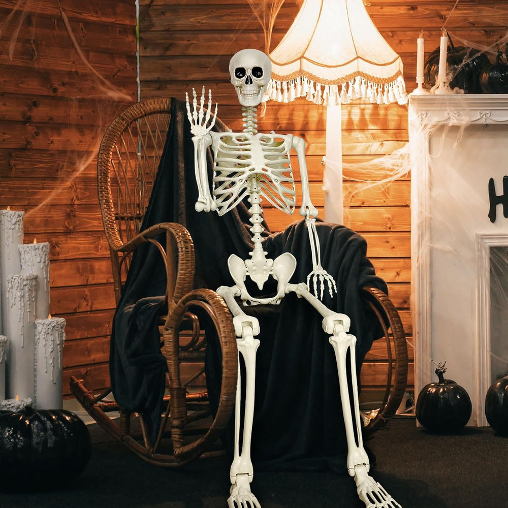 GCNBCNB skeleton next to doorway showing height comparison benefit: easy scale visualization
