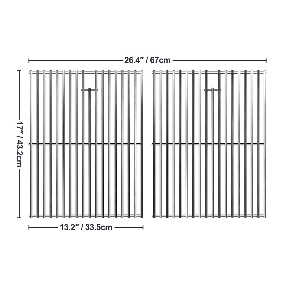 Gcostar close-up of 7mm solid stainless bar diameter highlighting durability and heat contact