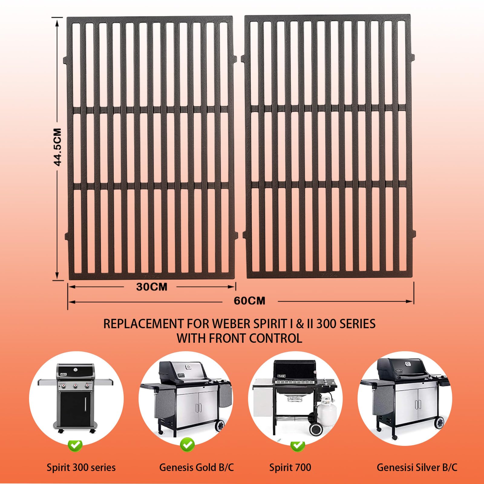 Gcostar close-up of cast iron ridges highlighting searing surface and heat retention
