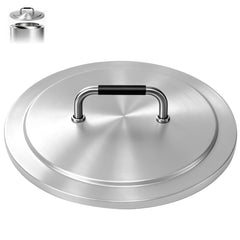 Gcostar front view lid on Solo Stove Bonfire showing full coverage and protection