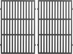 Gcostar front view grates showing full replacement fit and durable cast iron benefit
