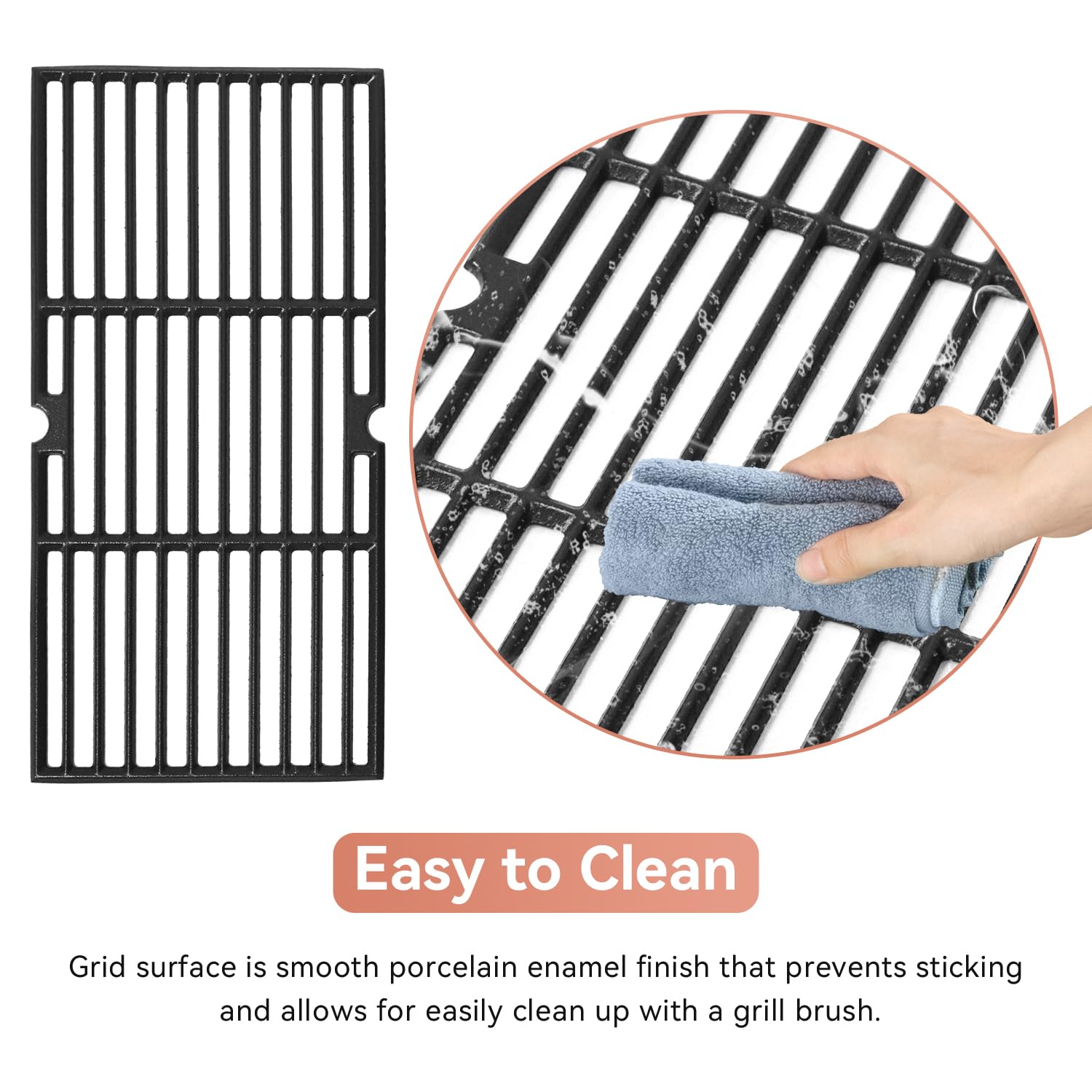 Gcostar grates next to tape measure showing dimensions for accurate fitment benefit