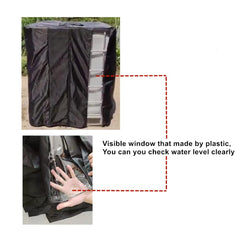 GDCCPRO velcro top flap open for easy filling and debris protection