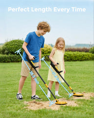GDDREAM adjustable shaft extended to show height range and ergonomic grip