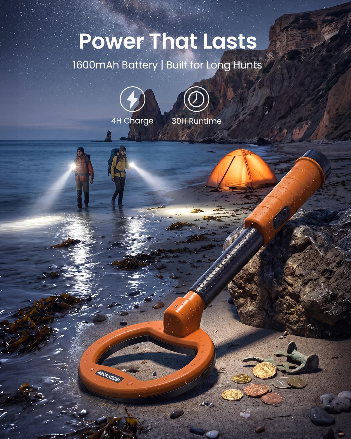 GDDREAM submerged in water demonstrating full waterproof protection