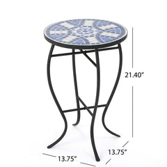 GDFStudio Christopher Knight Han on a patio beside a chair, provides compact surface and visual interest