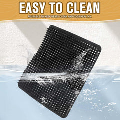 GDHSWJ close-up of pad texture and drainage holes showing easy-clean benefit