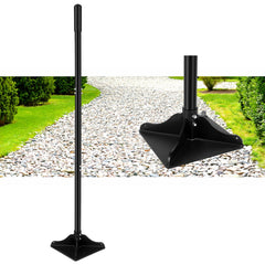 GDHSWJ front view of steel tamper showing solid head for even compaction