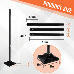 GDHSWJ handle closeup with non-slip grip for reduced hand fatigue