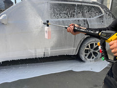 GDHXW adjustable lance extended to display telescoping length for reach and safety
