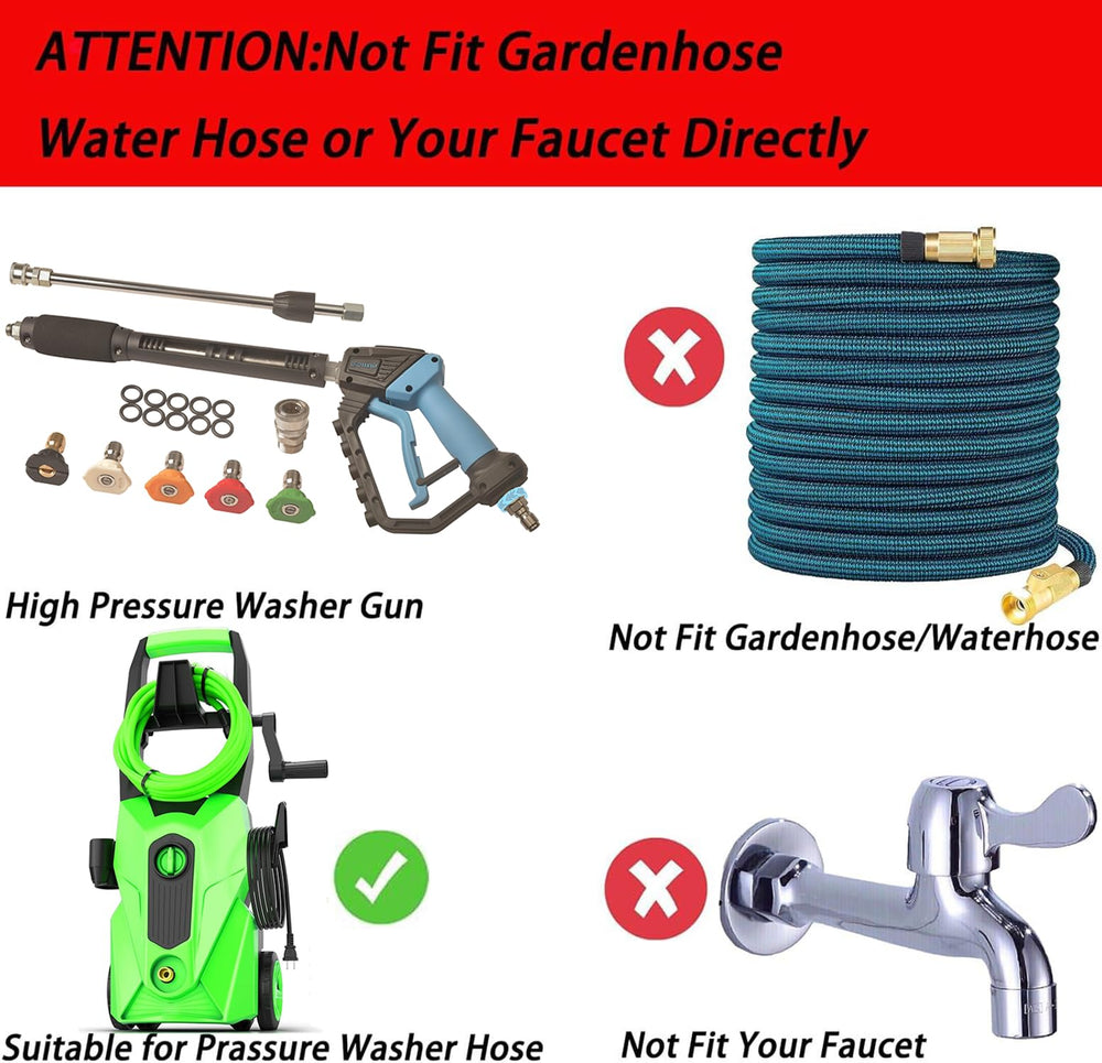 GDHXW close-up of 360-degree swivel inlet preventing hose twist and improving maneuverability