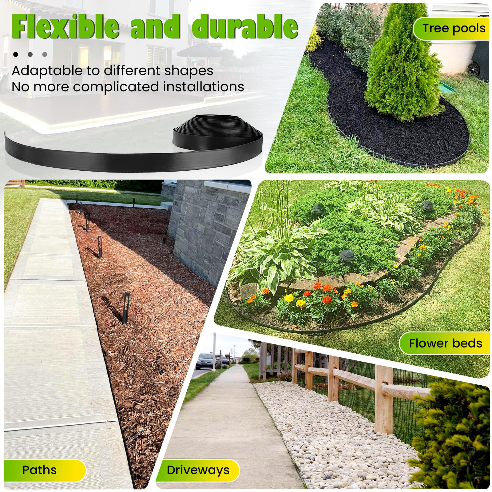 GDLIN backyard scene with neat borders for a low-maintenance landscape