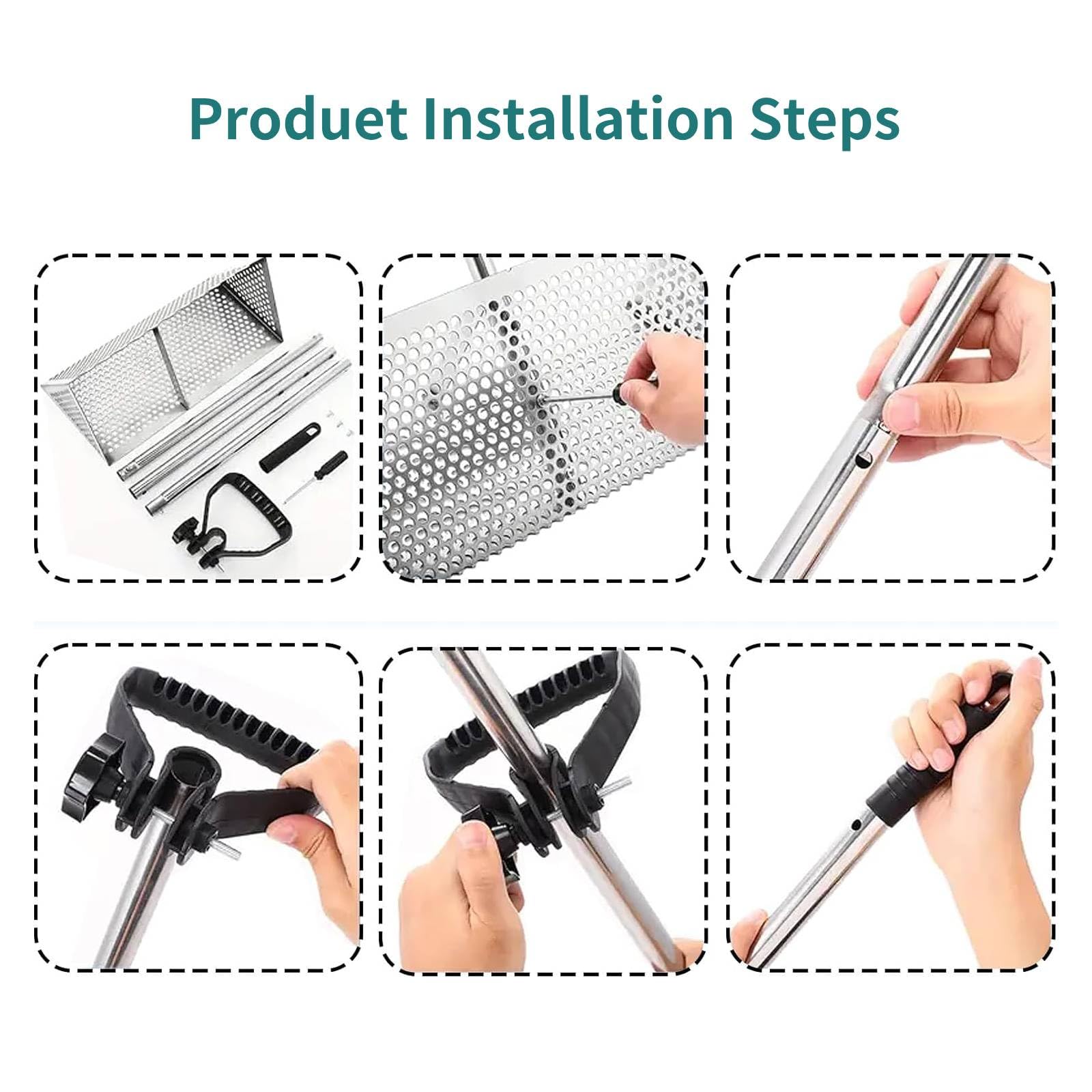 GDXXYKJ rake in use on surf line showing easier standing collection and faster coverage