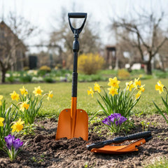 GEARFLAG shovel fully extended to 39 inches offering extra leverage for efficient digging