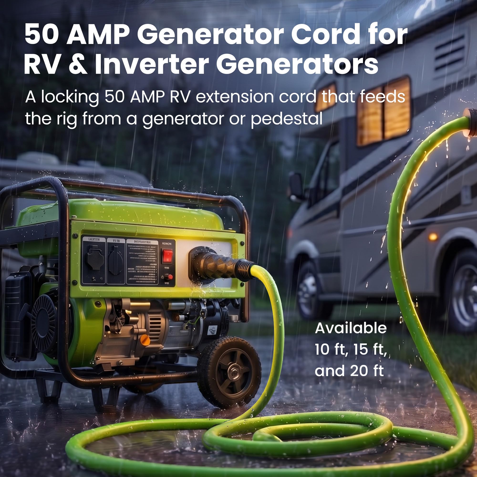 GEARit coiled cord in garage for tidy storage and fast deployment