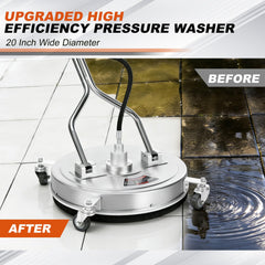 GEARWAVE underside showing rotating bar and nozzles for faster, even surface cleaning