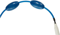 Gearwiz cable deployed with pool robot demonstrating visible cord and tangle-free operation
