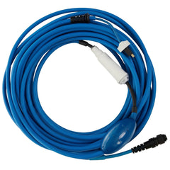 Gearwiz cable front view showing full 60ft length and blue color for easy visibility