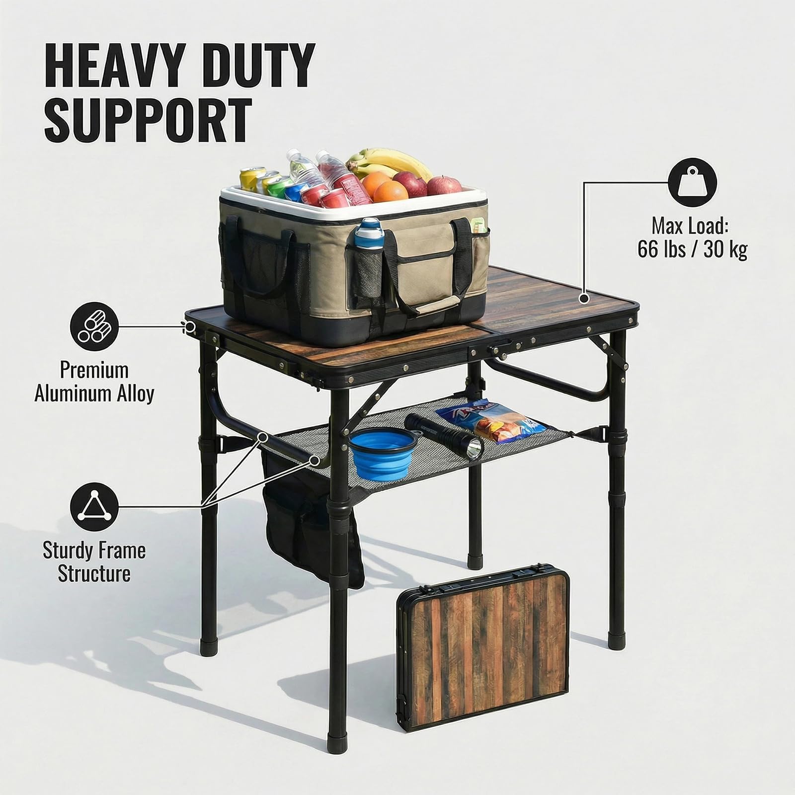 Geastsheng mesh storage tier holding snacks and gear benefit organized packing