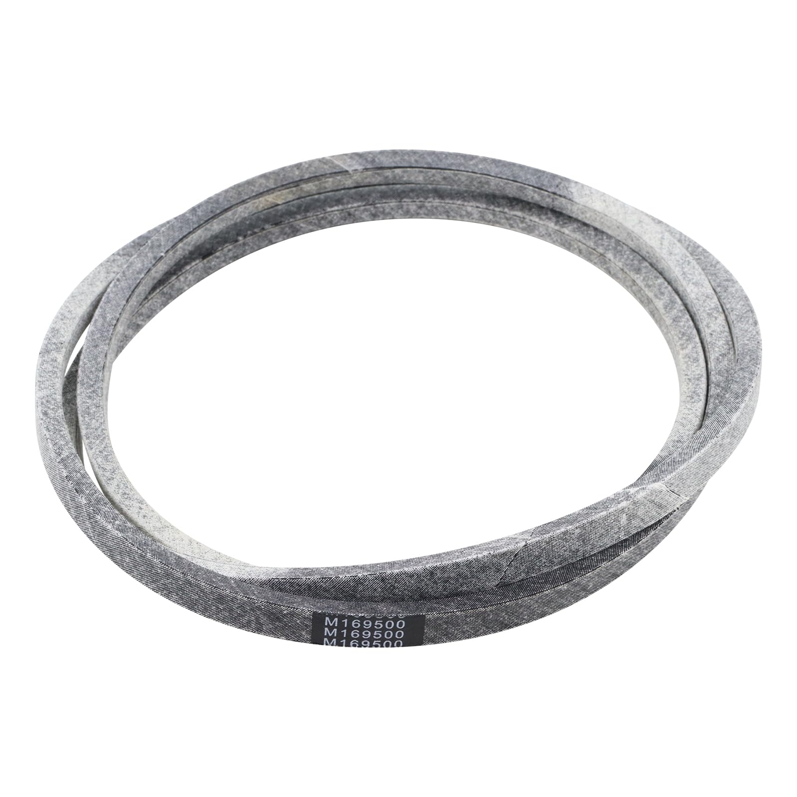 GEATaaT front view of M169500 belt showing packaging and model label, durable replacement benefit