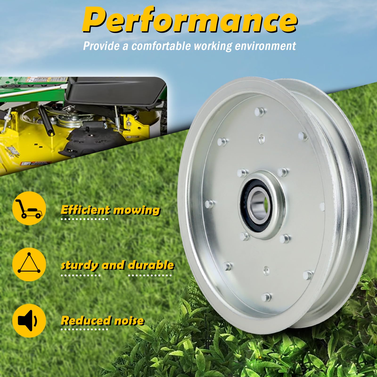 GEATaaT pulley beside ruler illustrating size for easy verification benefit