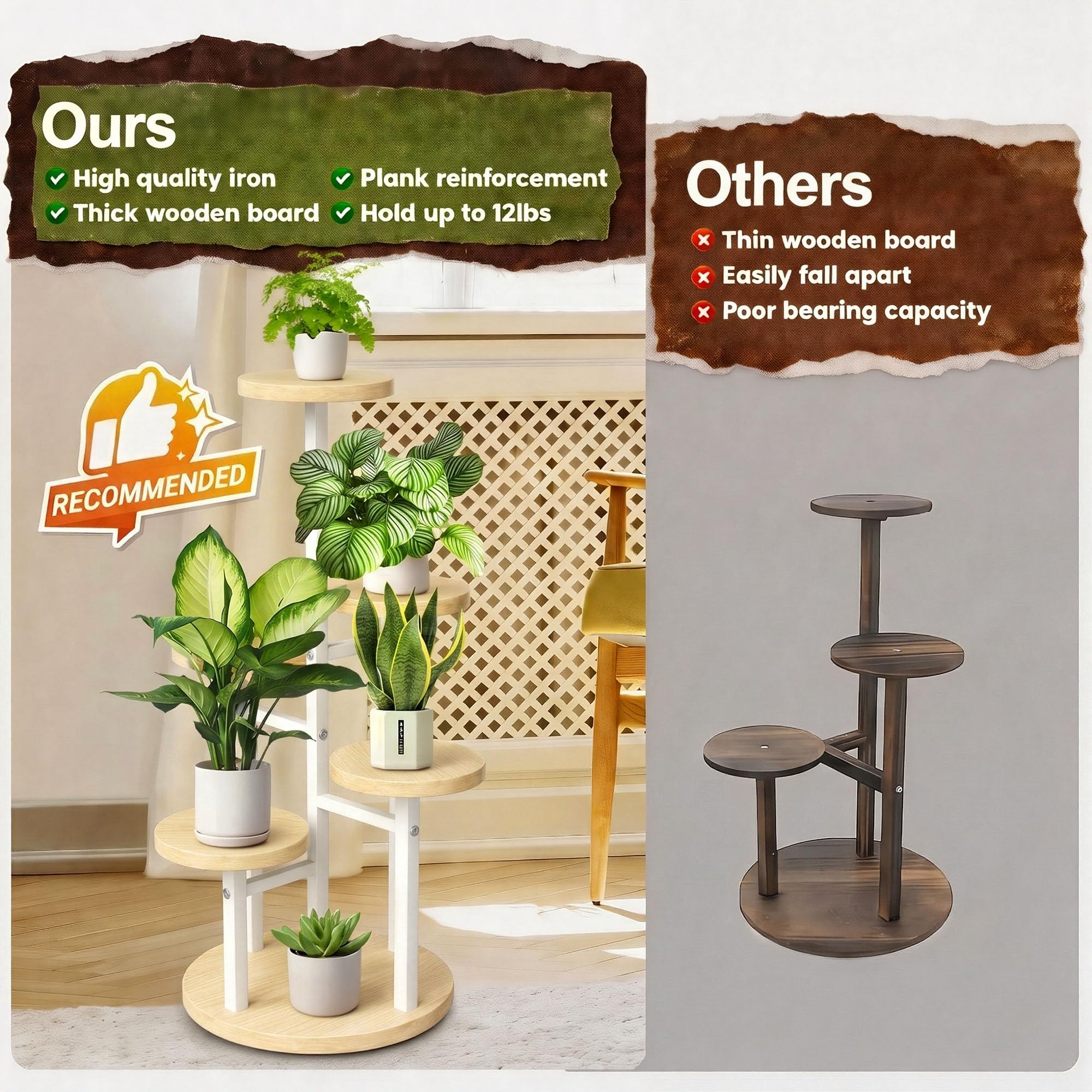 GEEBOBO beside common pot to show scale and help choose correct pot sizes