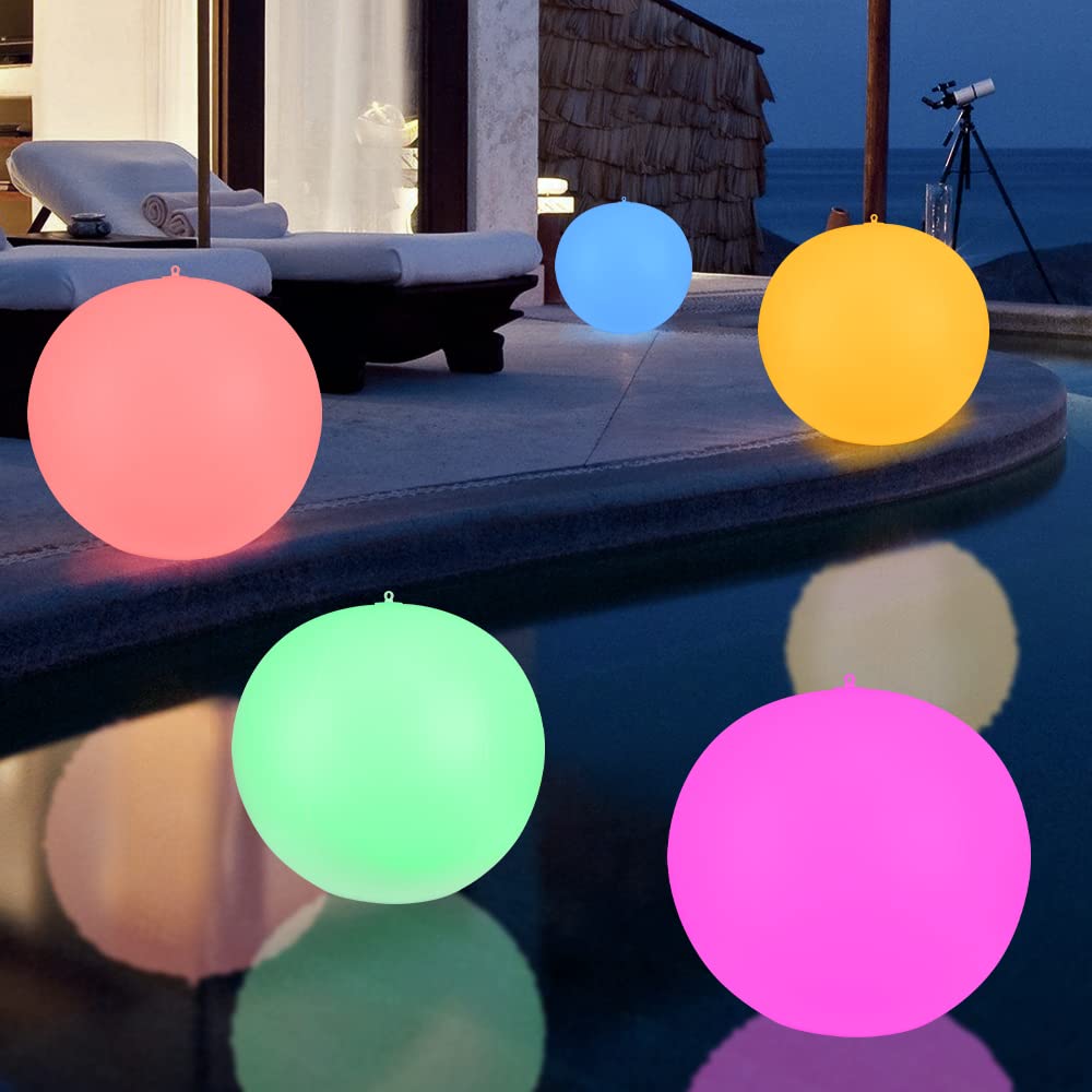GEEDIAR backyard party scene with floating lights enhancing event ambiance benefit