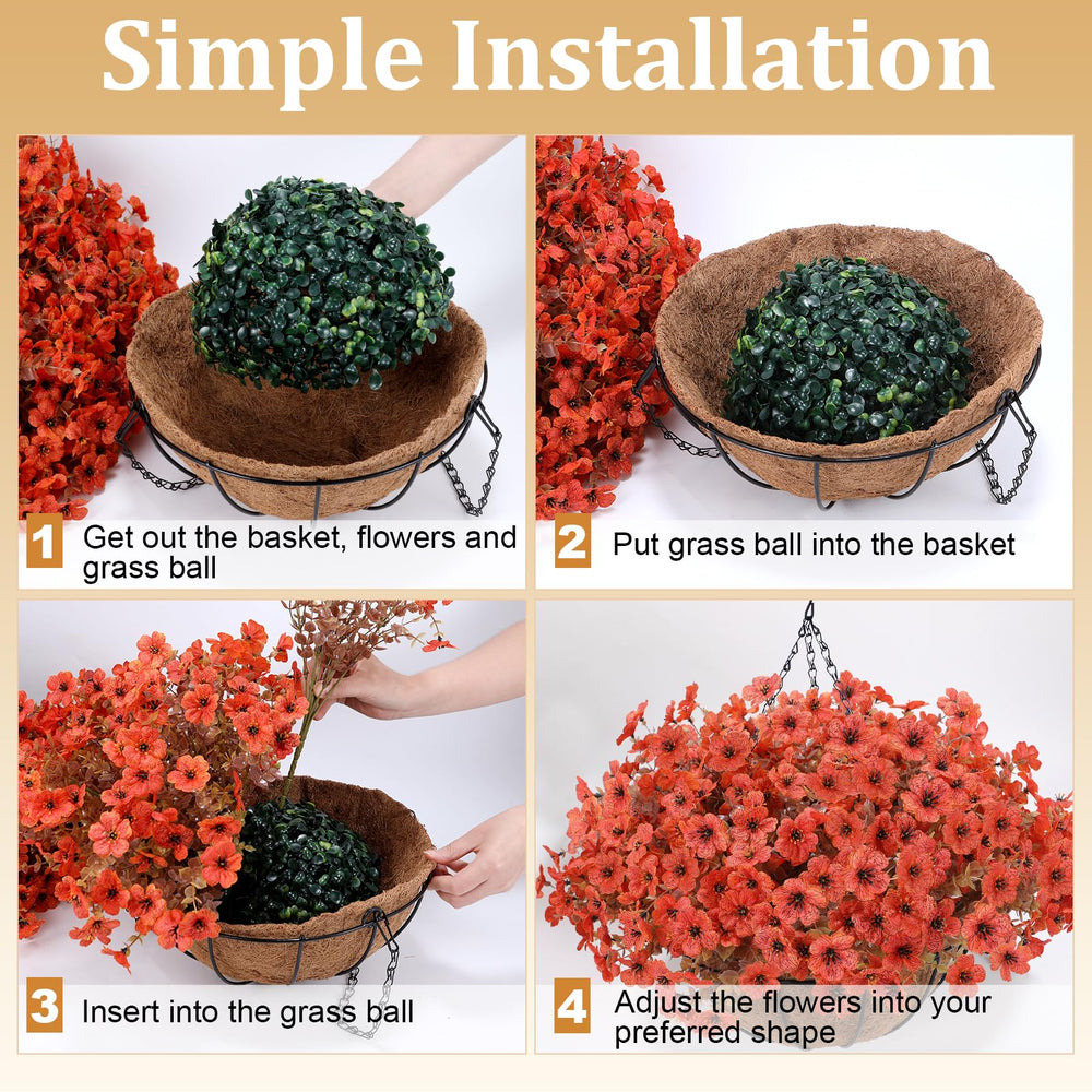 Geegoods hanging basket held in hand showing scale and easy handling