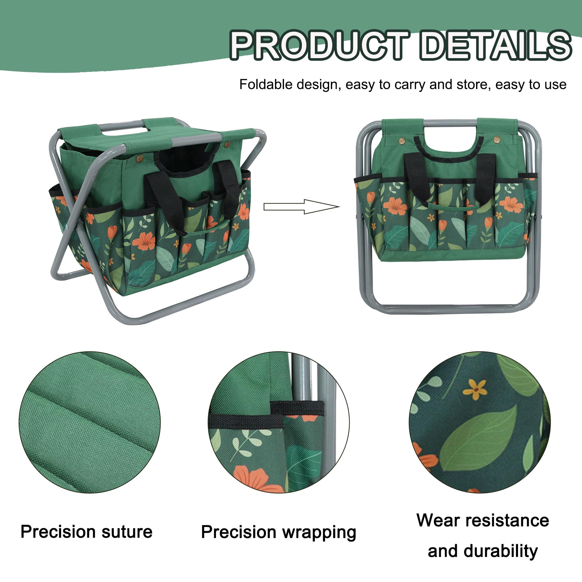 GeerDuo in use while gardening reducing bending and strain